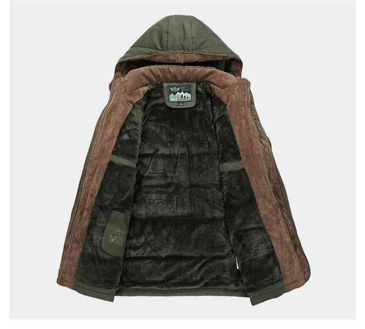 Winterjacke für Männer für Herren mit langen Ärmeln