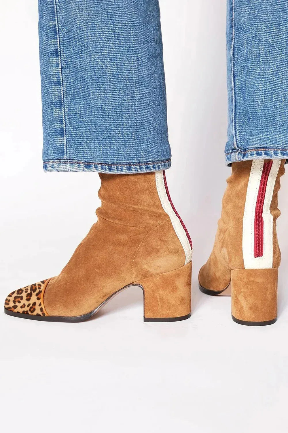 Suave | Stilvolle Komfort Stiefeletten für Damen mit mittelhohem Absatz