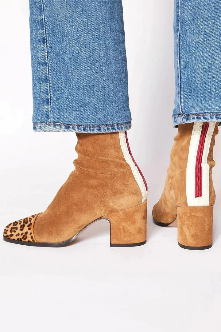 Suave | Stilvolle Komfort Stiefeletten für Damen mit mittelhohem Absatz