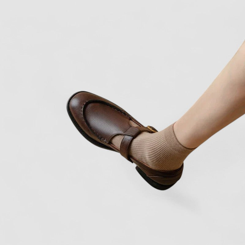 Zhelynne | Orthopädische Mary Jane Schuhe für Damen mit quadrater Zehenform