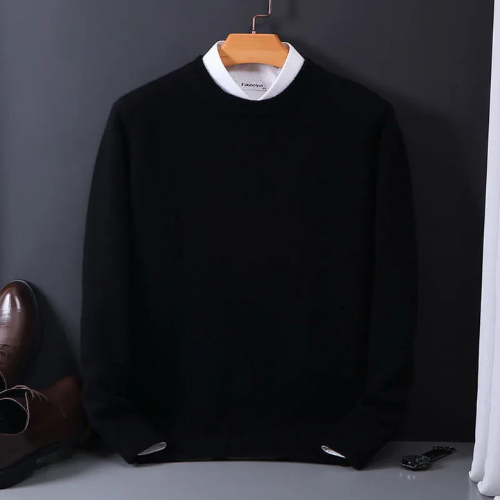 EARL | Premium Trikot Cardigan für Herren mit Rundhalsausschnitt und langen Ärmeln