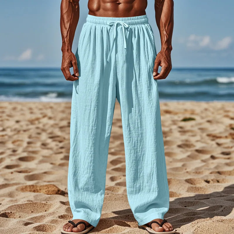 Zane | Entspannte Strandhose für Herren mit weiter Passform und mittlerem Bund