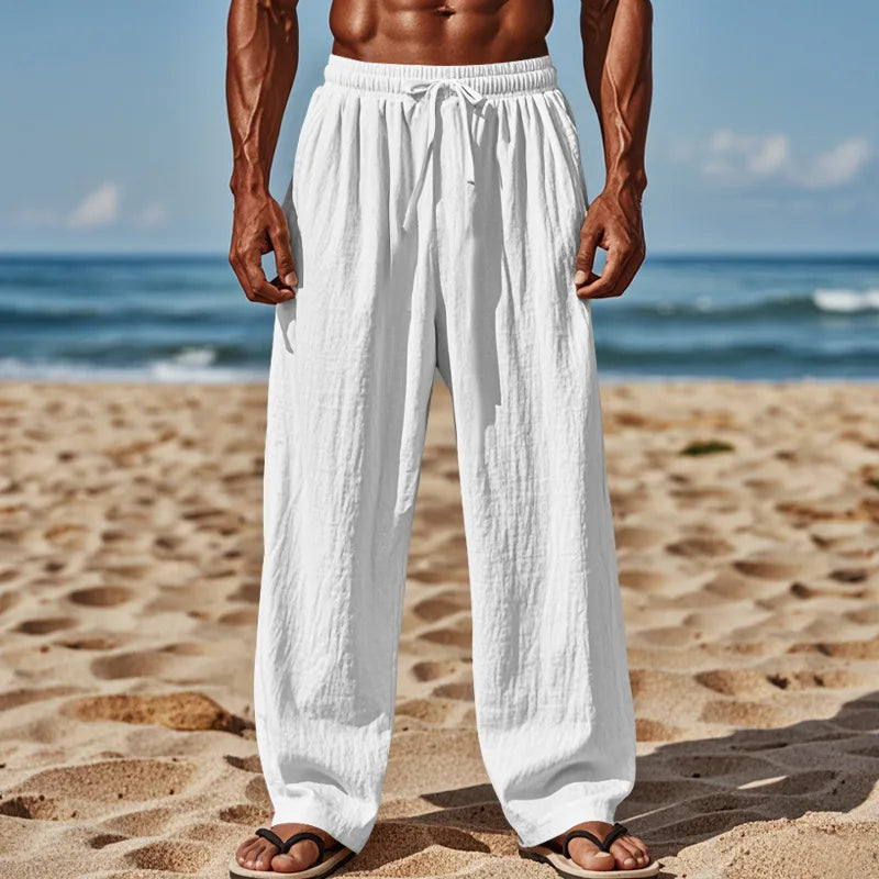 Zane | Entspannte Strandhose für Herren mit weiter Passform und mittlerem Bund