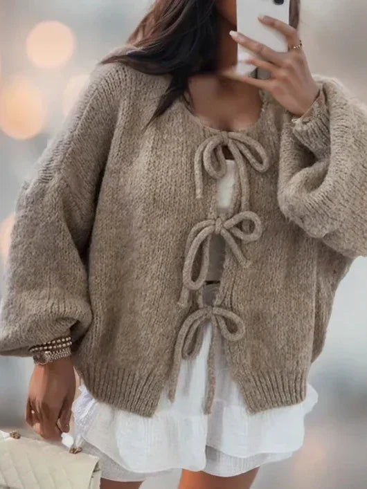 Nadia | Damen Cardigan mit langen Ärmeln