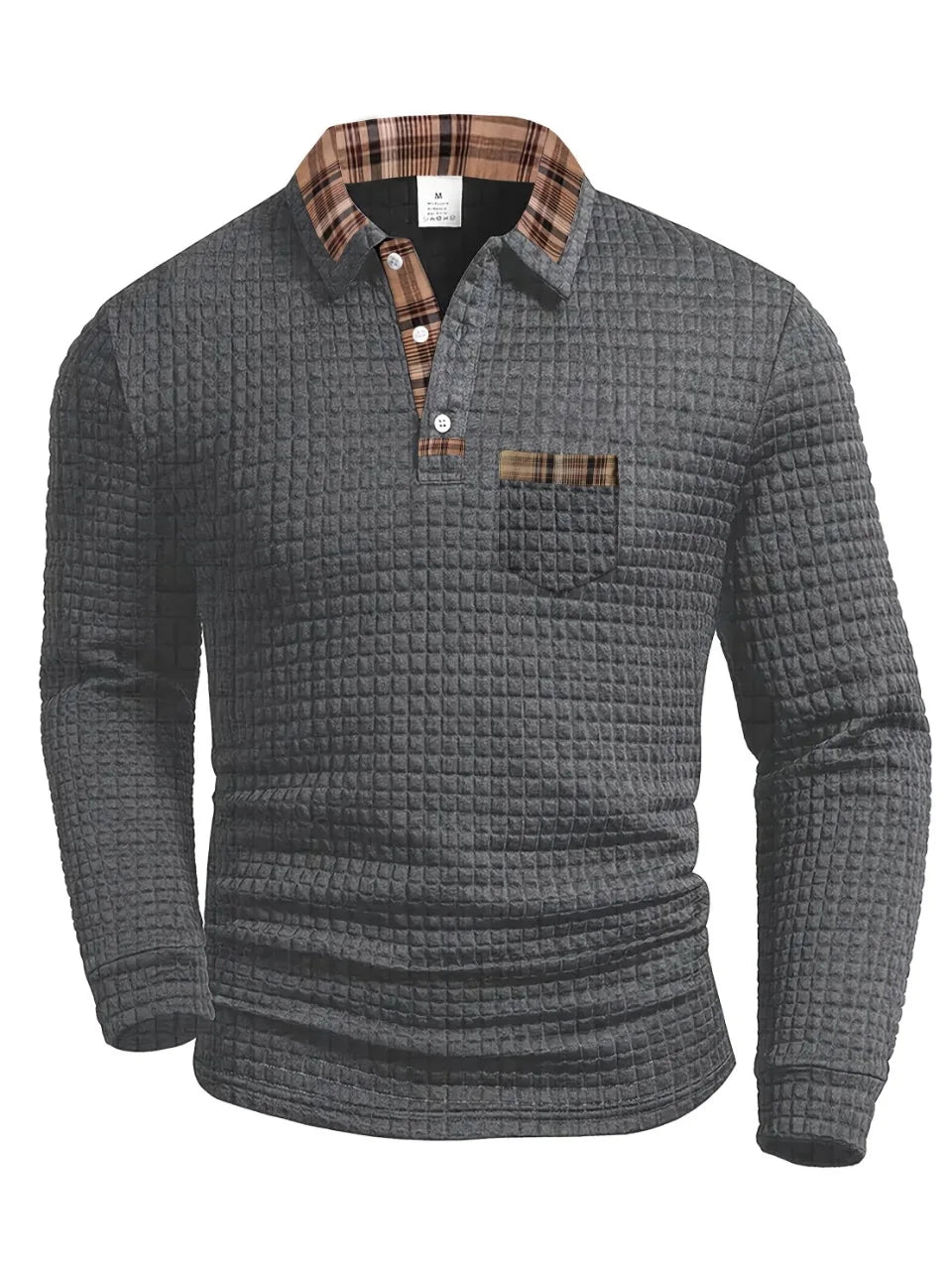 Blake | Gestreiftes Polo-Shirt für Herren mit Streifen und langen Ärmeln