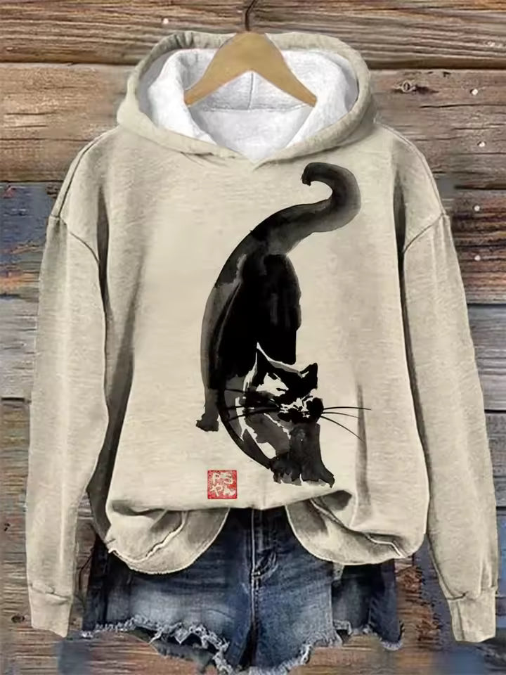 Iris | Sanfter warmer Hoodie für Damen mit Kapuze und langen Ärmeln