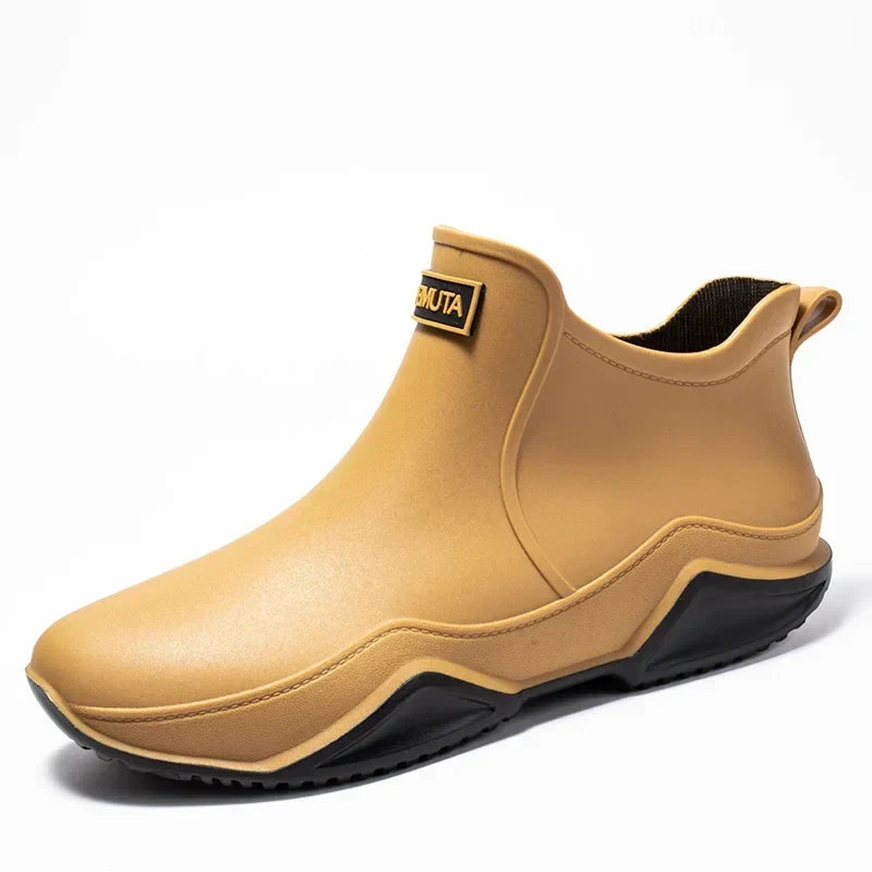 Herren-Regenstiefel mit rutschfester Sohle