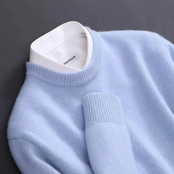 EARL | Premium Trikot Cardigan für Herren mit Rundhalsausschnitt und langen Ärmeln