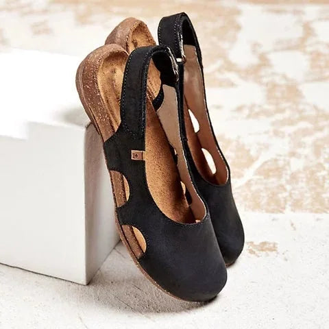 Eve | Bequeme Orthopädische Sandalen für Damen mit niedrigem Absatz