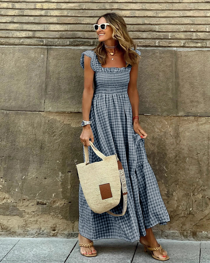 Mila | Retro-Karo-Kleid