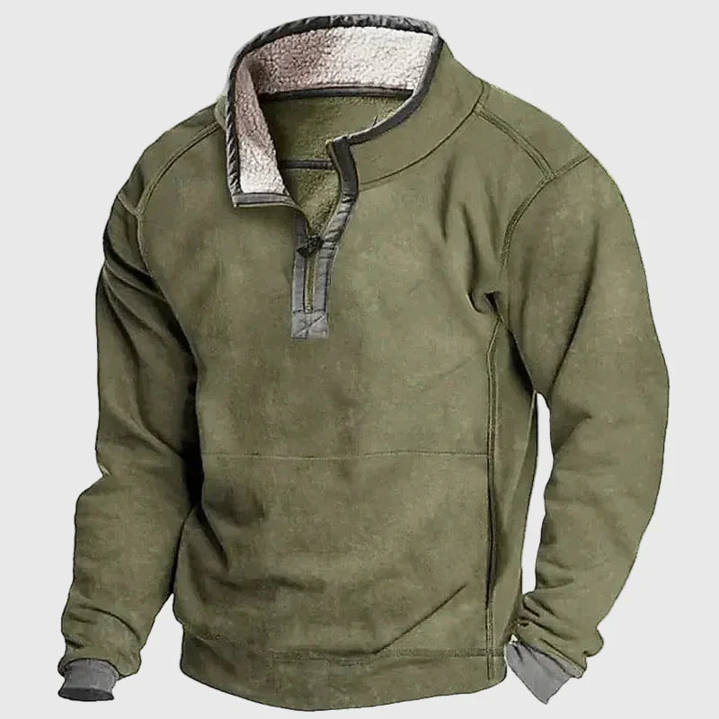 Daniel | Schicker Gemütlicher Pullover für Herren mit Stehkragen und langen Ärmeln