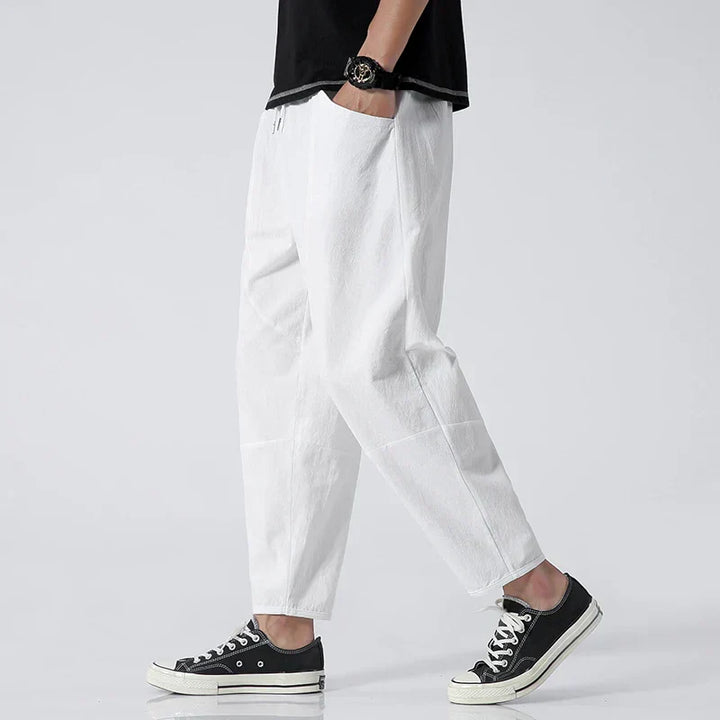 Kyoto | Cropped Hose für Herren mit schmaler Passform
