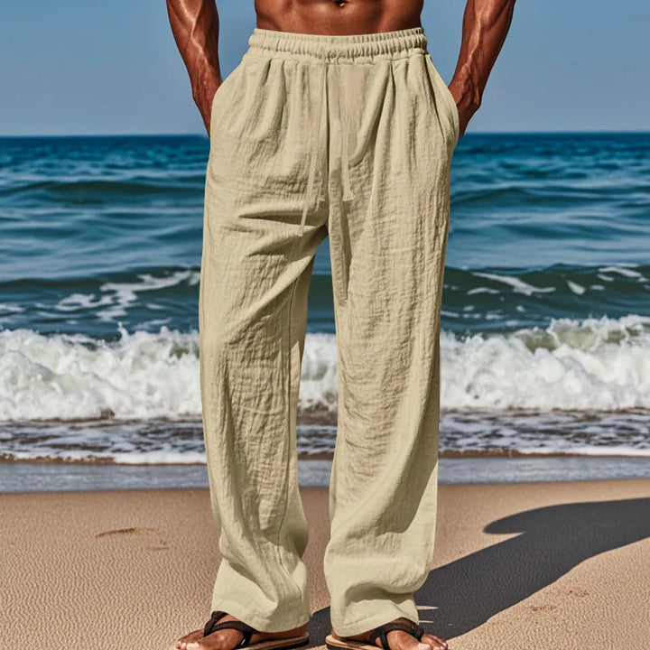 Zairre | Entspannte Strandhose für Herren mit weiter Passform und mittlerem Bund