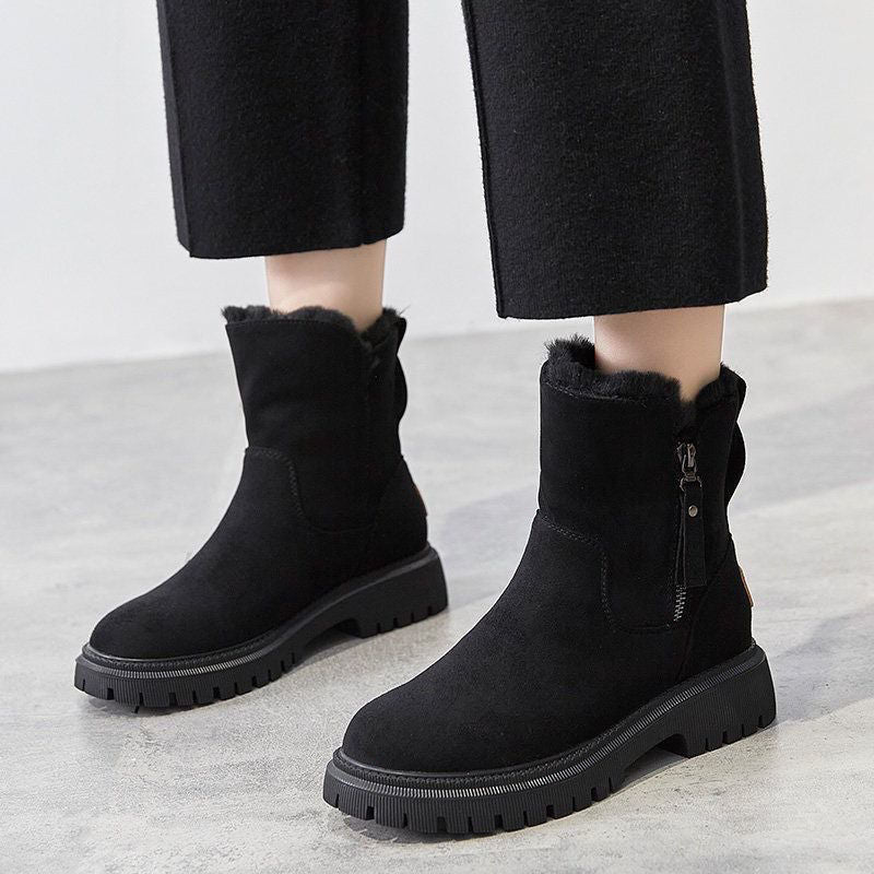 Fedora | Bequeme Stiefelette für Damen mit niedrigem Absatz