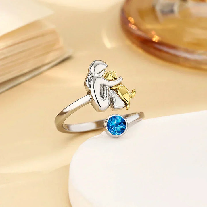 Rose | Ring mit Hundemotiv