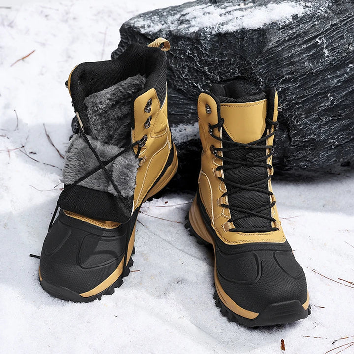 Herren Schneestiefel mit High-Top-Design und Schnürung