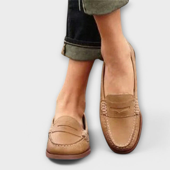Eline | Klassische Damen Mokassins Ballerinas