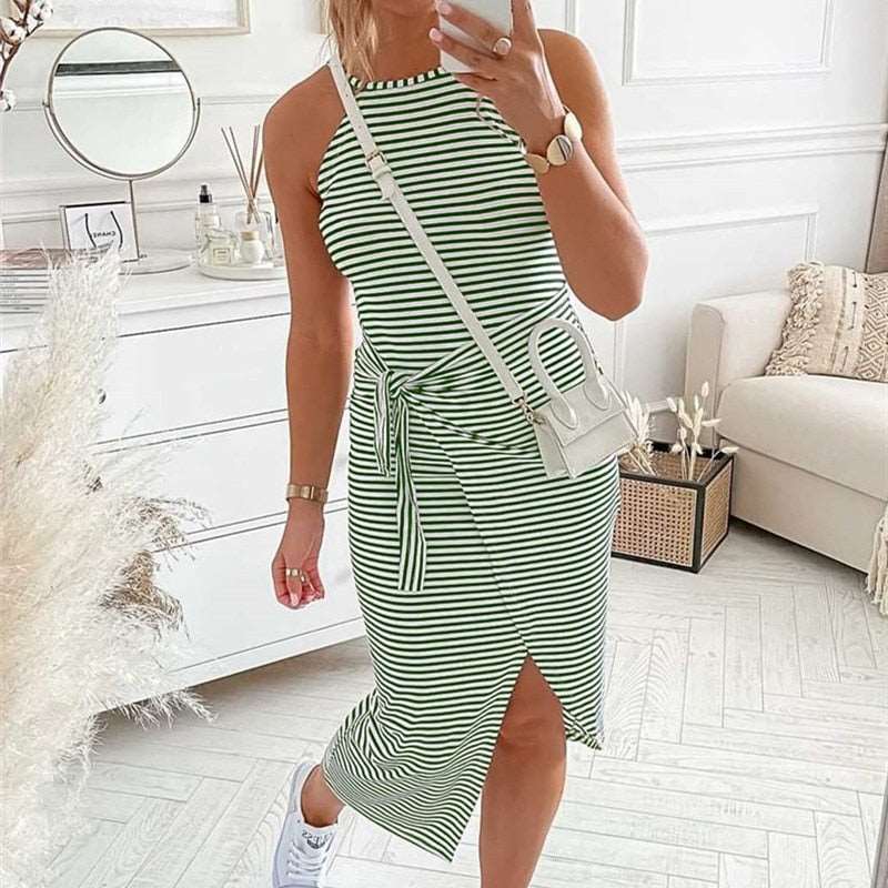 Bethanie Gestreiftes Midikleid | Mühelos stilvoll für Damen