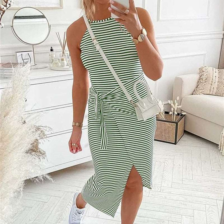 Bethanie Gestreiftes Midikleid | Mühelos stilvoll für Damen