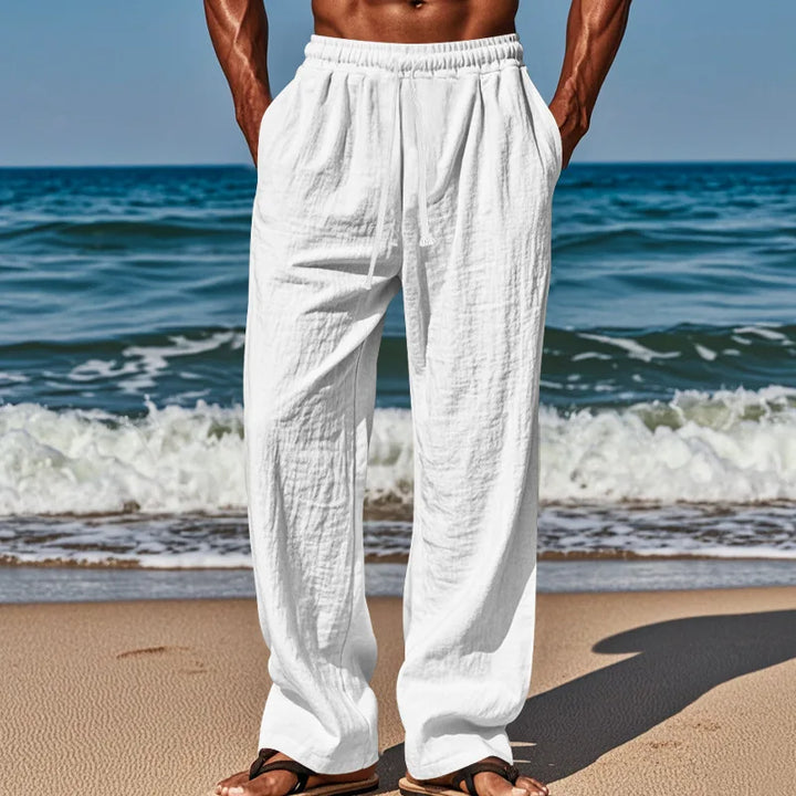 Zairre | Entspannte Strandhose für Herren mit weiter Passform und mittlerem Bund