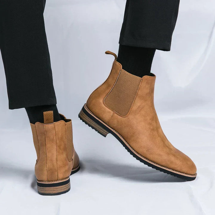 Kayden | Prämie Chelsea-Stiefel für Herren mit flachem Absatz