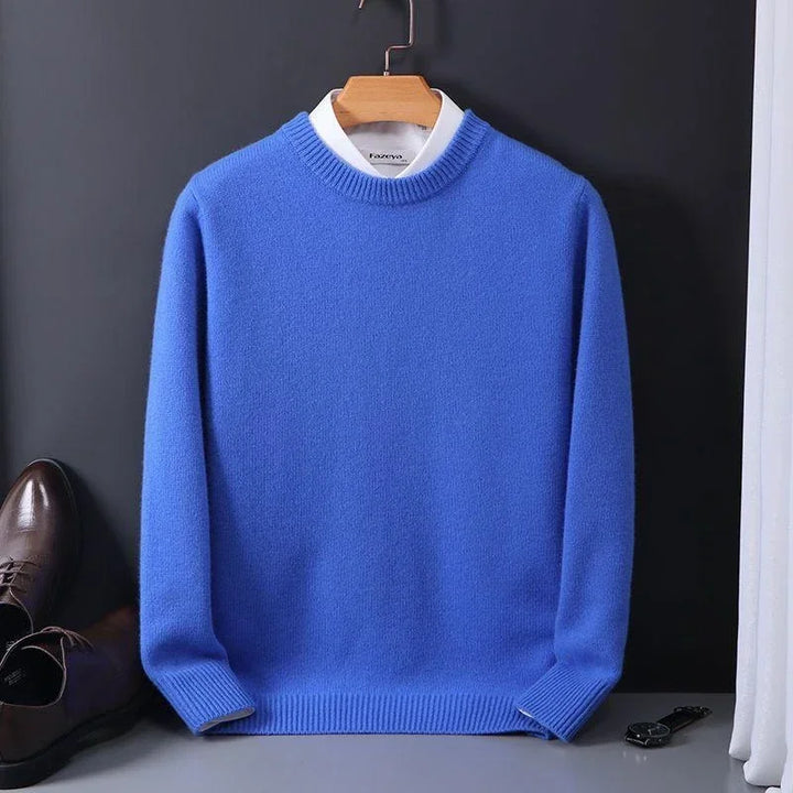 EARL | Premium Trikot Cardigan für Herren mit Rundhalsausschnitt und langen Ärmeln