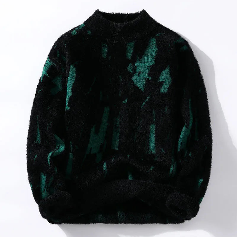 Erik | Designer Strickware für Herren mit Rundhalsausschnitt und langen Ärmeln