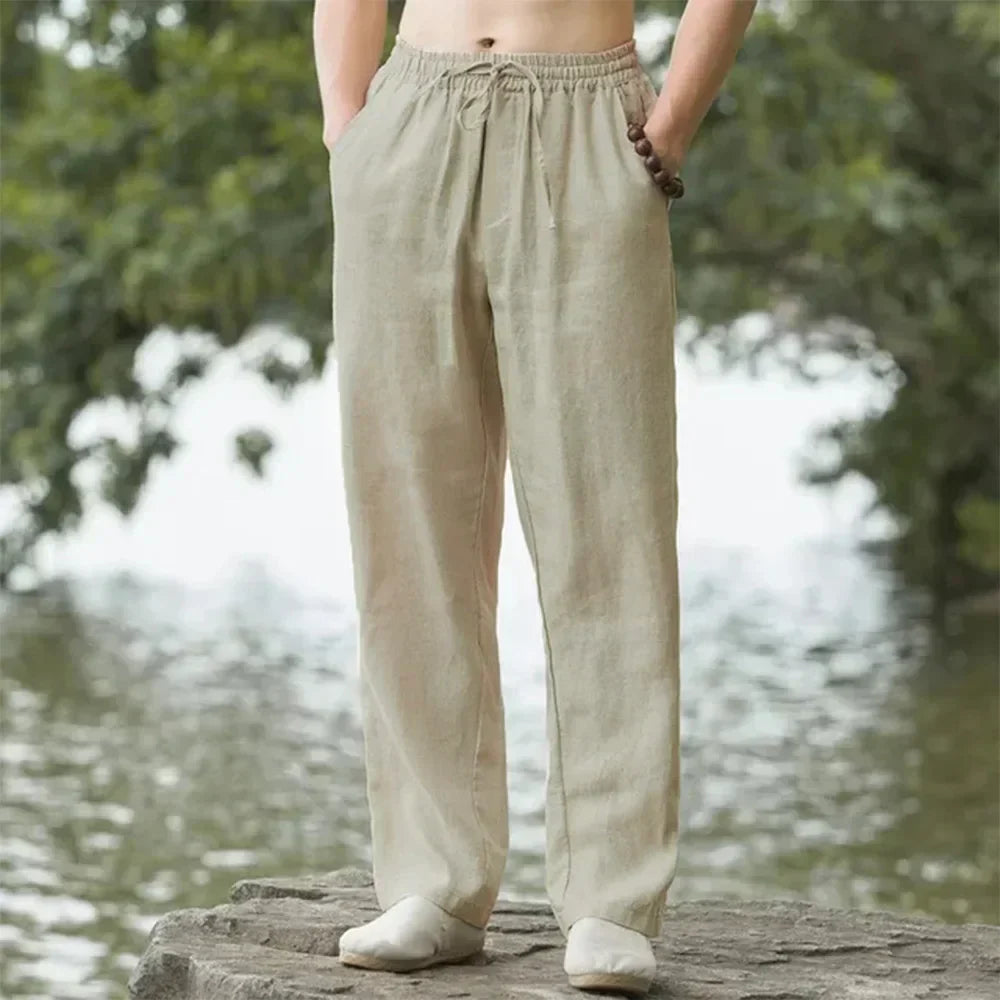 Noor | Zen Hose für Herren mit weiter Passform und mittlerem Bund
