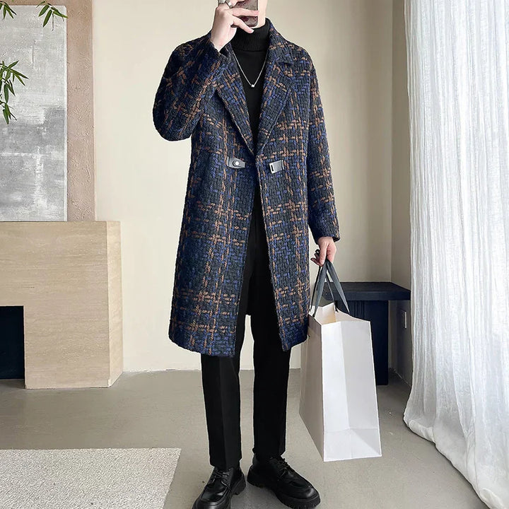 Jones | Jacquard Trenchcoat mit langen Ärmeln