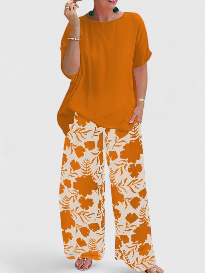 Lauren | Elegante Bequeme Hose für Damen mit weiter Passform und mittlerem Bund