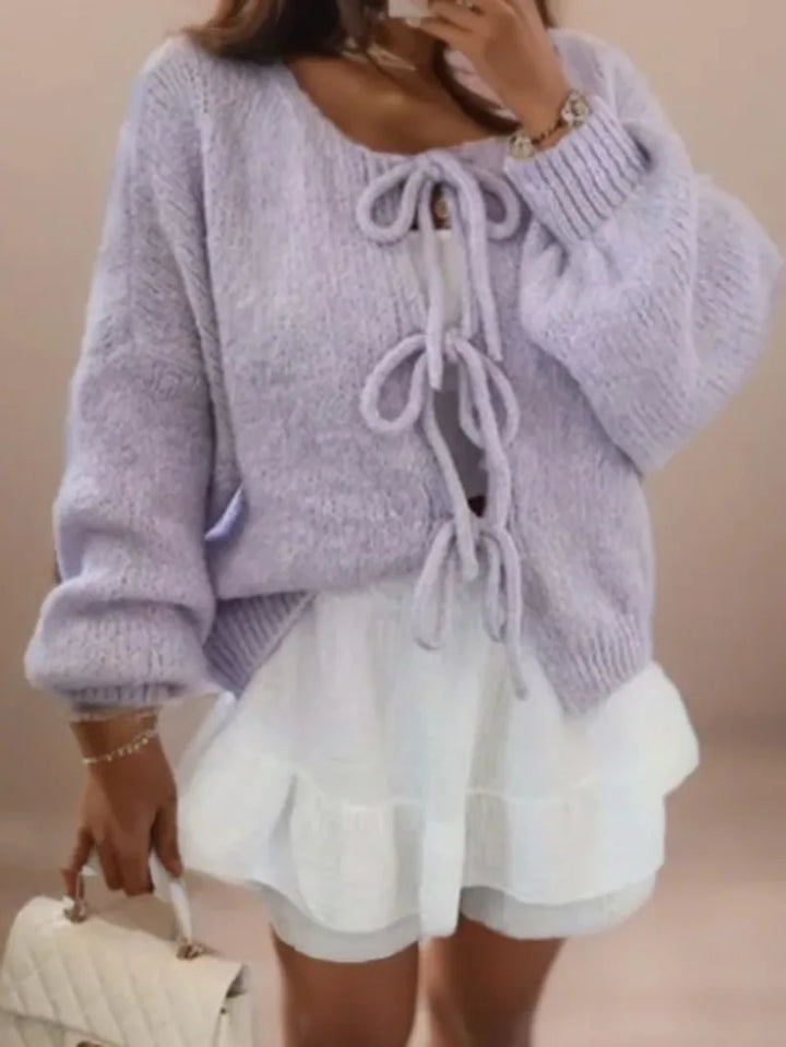 Nadia | Damen Cardigan mit langen Ärmeln