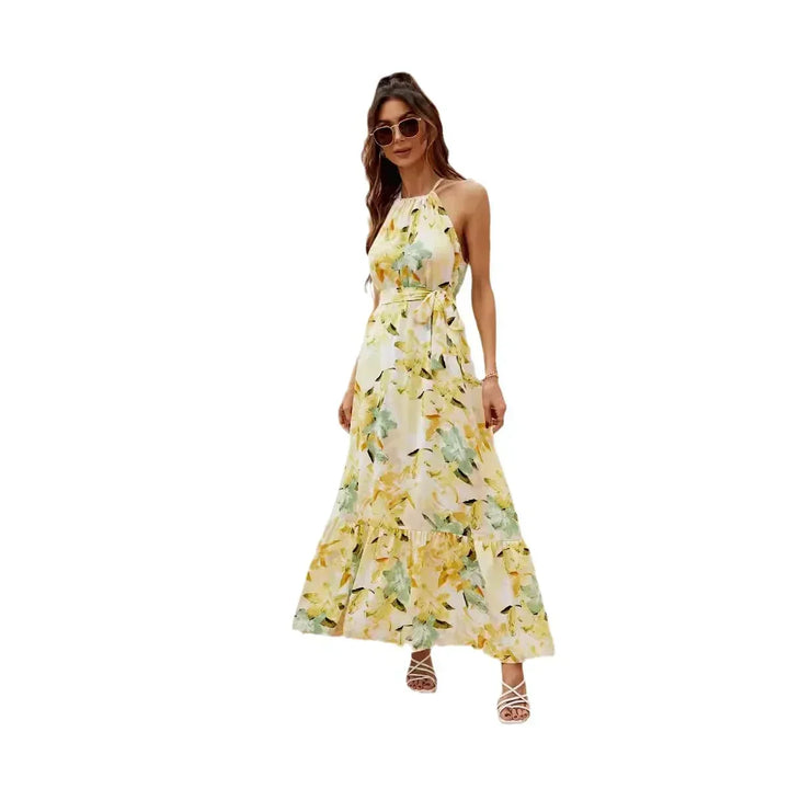 Luna | Elegantes Maxi Kleid mit langen Ärmeln