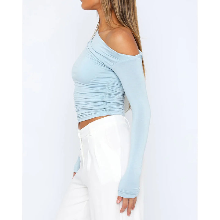 Damen Langarmtop Cropped