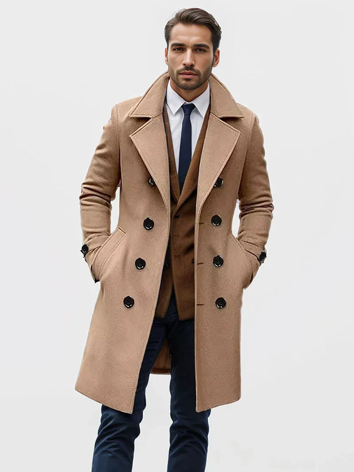 Jude | Chic Herren Trenchcoat mit langen Ärmeln