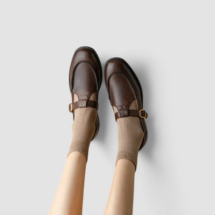 Zhelynne | Orthopädische Mary Jane Schuhe für Damen mit quadrater Zehenform