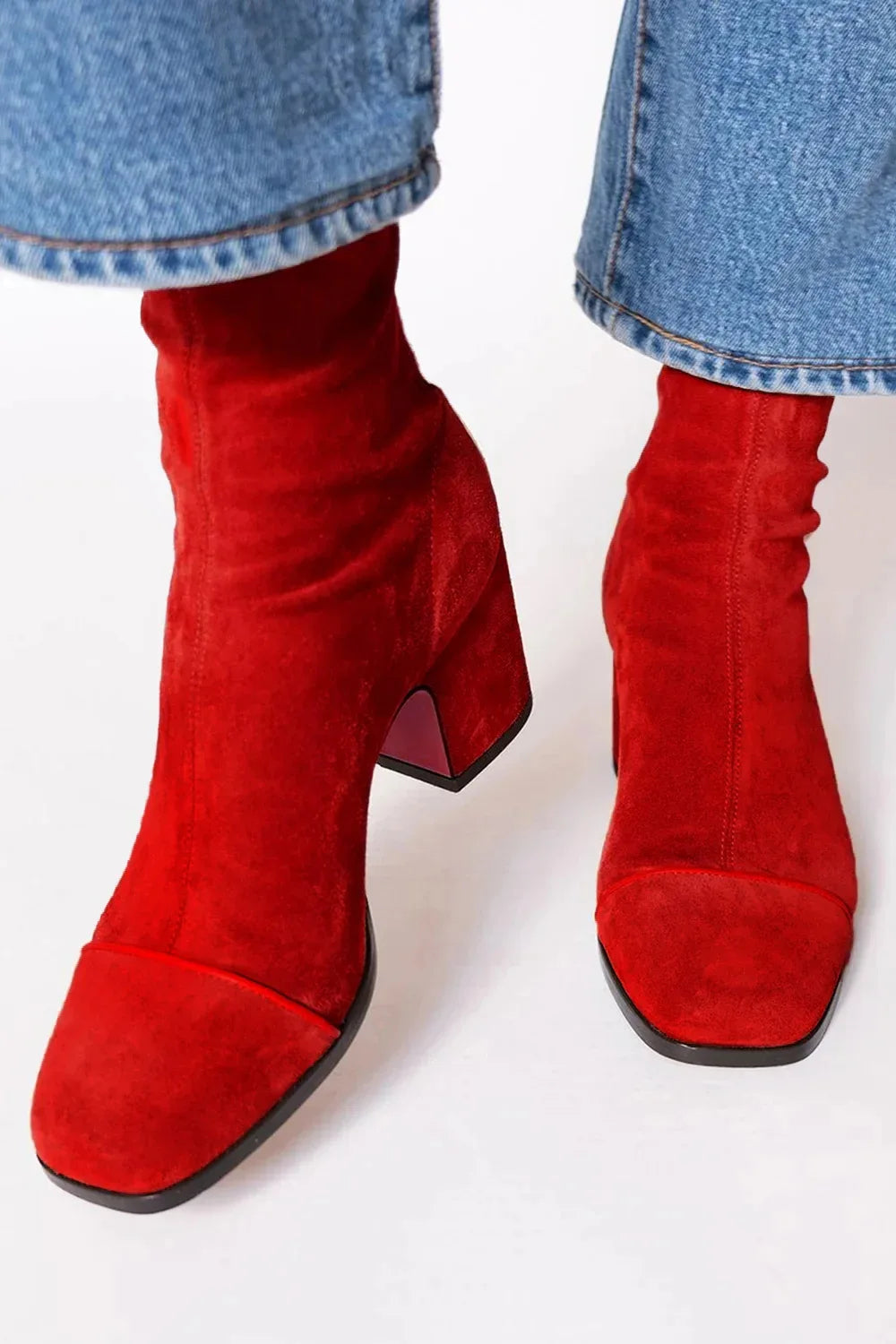 Suave | Stilvolle Komfort Stiefeletten für Damen mit mittelhohem Absatz