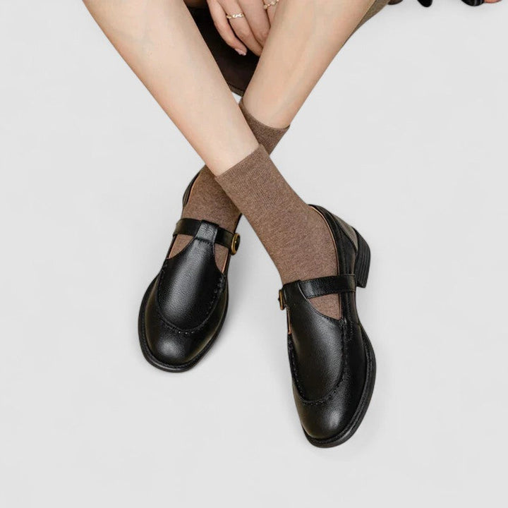 Zhelynne | Orthopädische Mary Jane Schuhe für Damen mit quadrater Zehenform