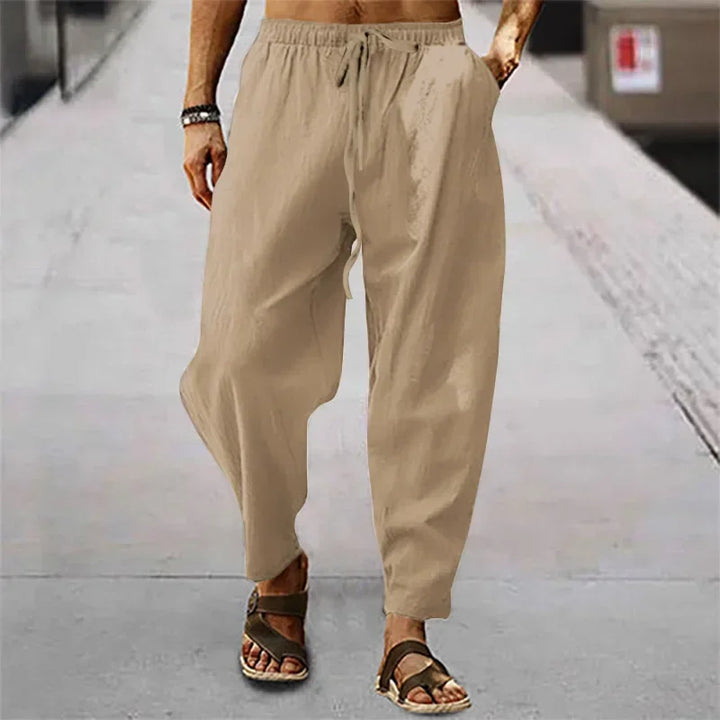 Omar | Zen Drop-Crotch-Hosen für Herren mit mittlerem Bund