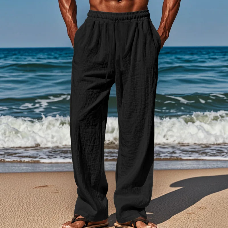 Zane | Entspannte Strandhose für Herren mit weiter Passform und mittlerem Bund
