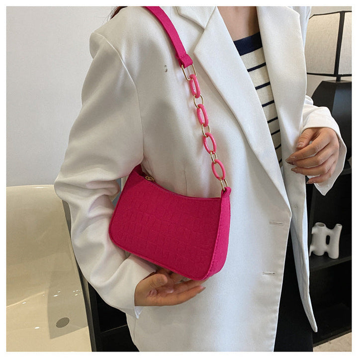 Magnella | Elegante Schultertasche im Krokodil-Präge-Design für Damen