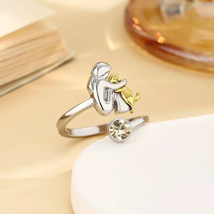 Rose | Ring mit Hundemotiv