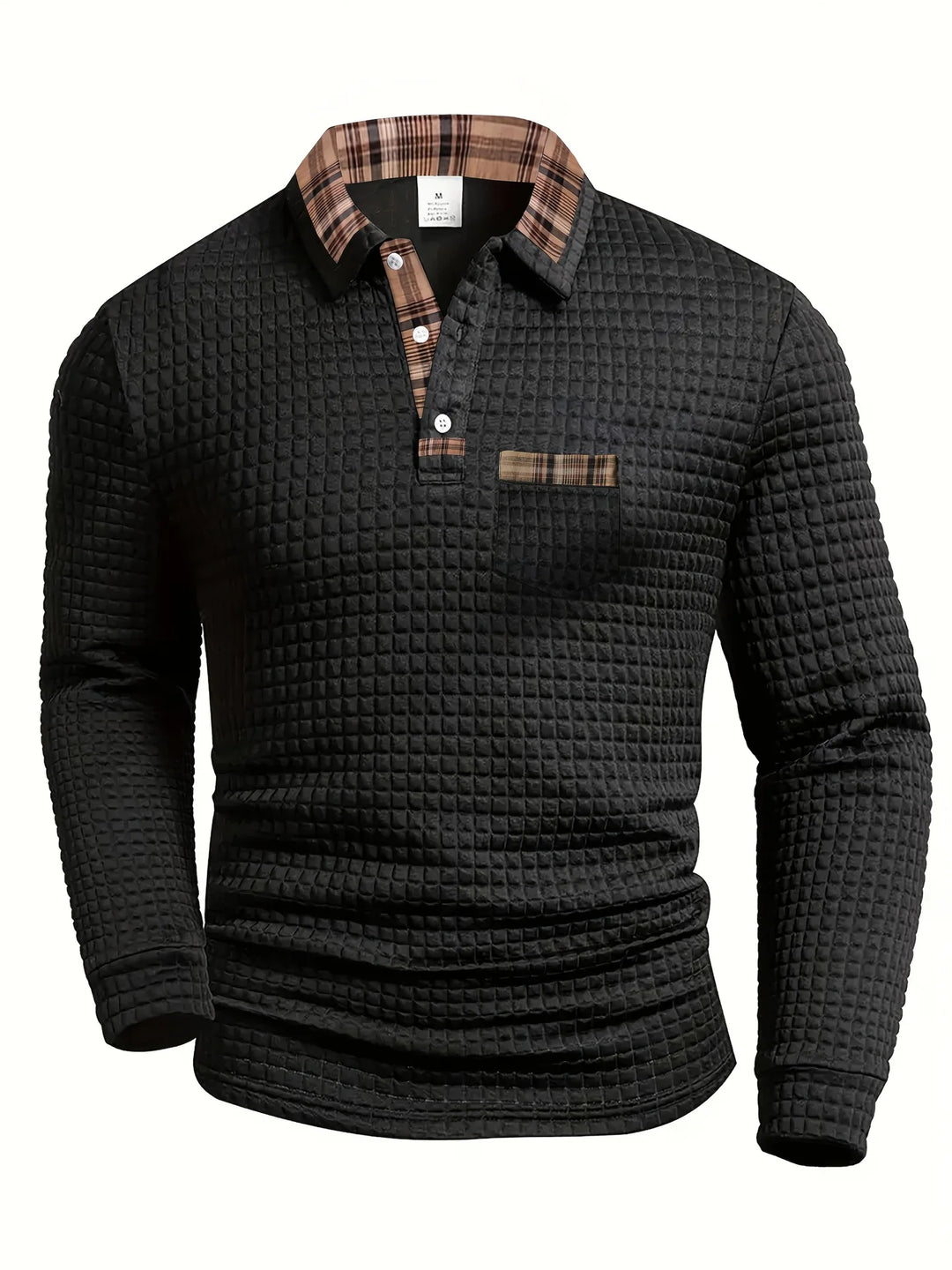 Blake | Gestreiftes Polo-Shirt für Herren mit Streifen und langen Ärmeln