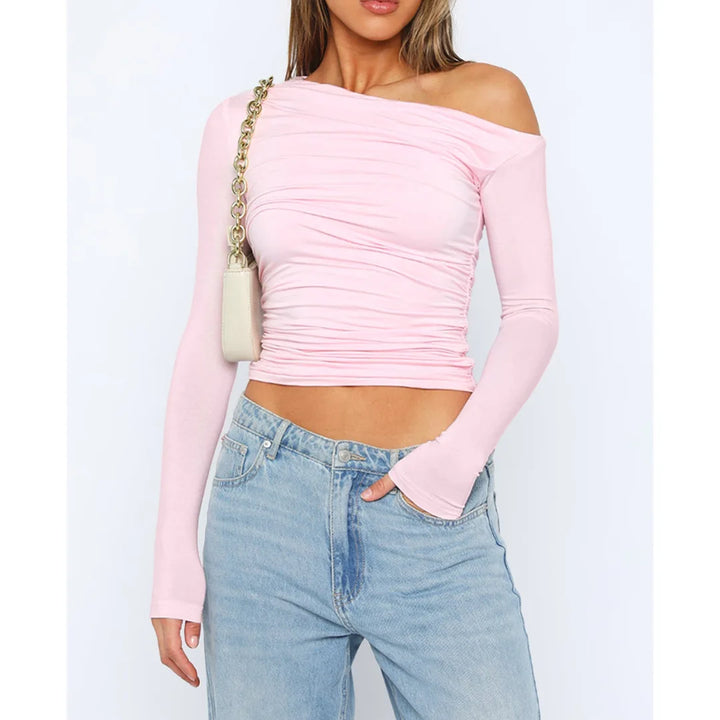 Damen Langarmtop Cropped