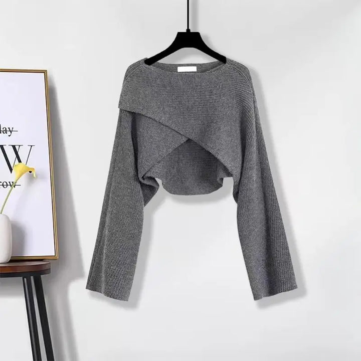 TANJA | Französisches Strick-Pullover und Rock Set für Damen
