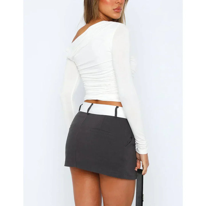 Damen Langarmtop Cropped