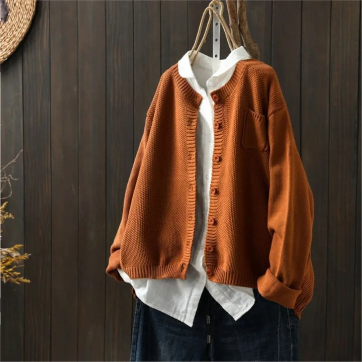 Die Marivelle | Cardigan für Damen mit V-Ausschnitt und langen Ärmeln