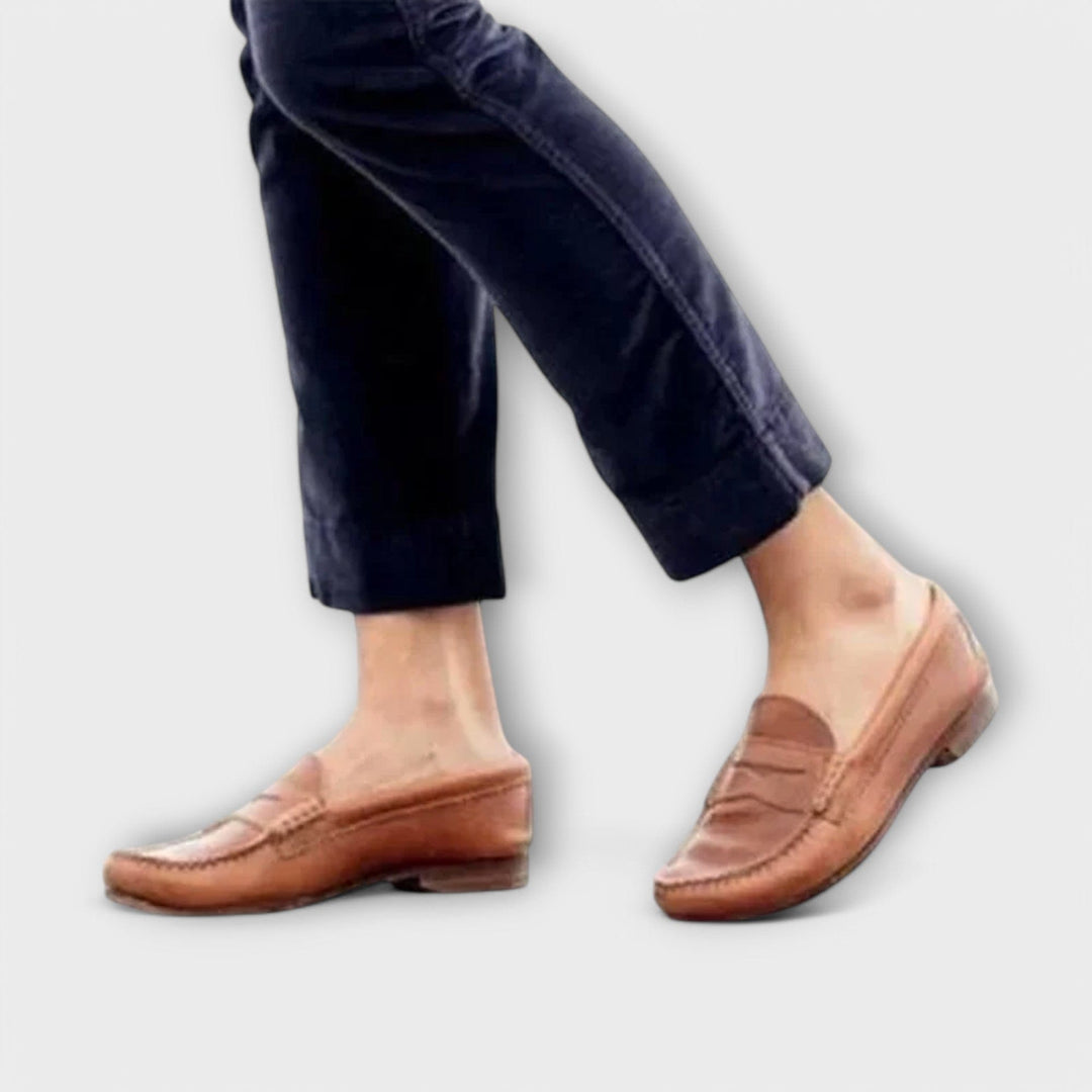 Eline | Klassische Damen Mokassins Ballerinas
