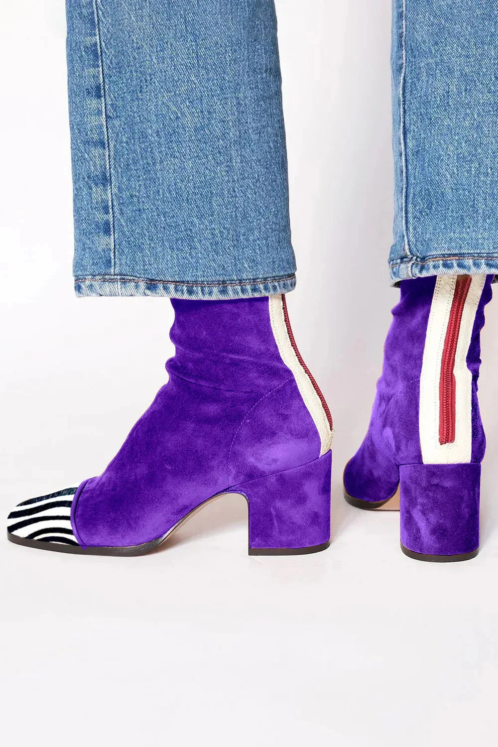Suave | Stilvolle Komfort Stiefeletten für Damen mit mittelhohem Absatz