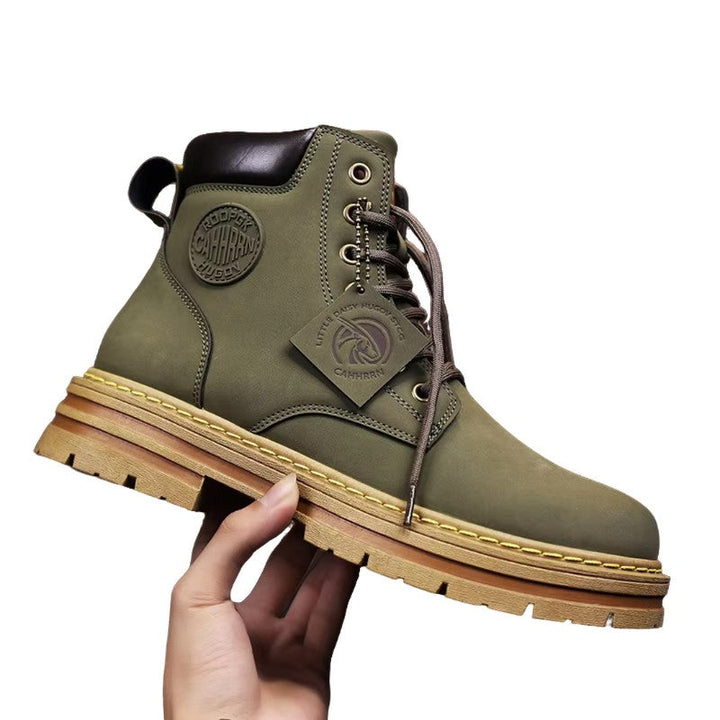 Alexander | Schnürstiefel für Herren mit flachem Absatz