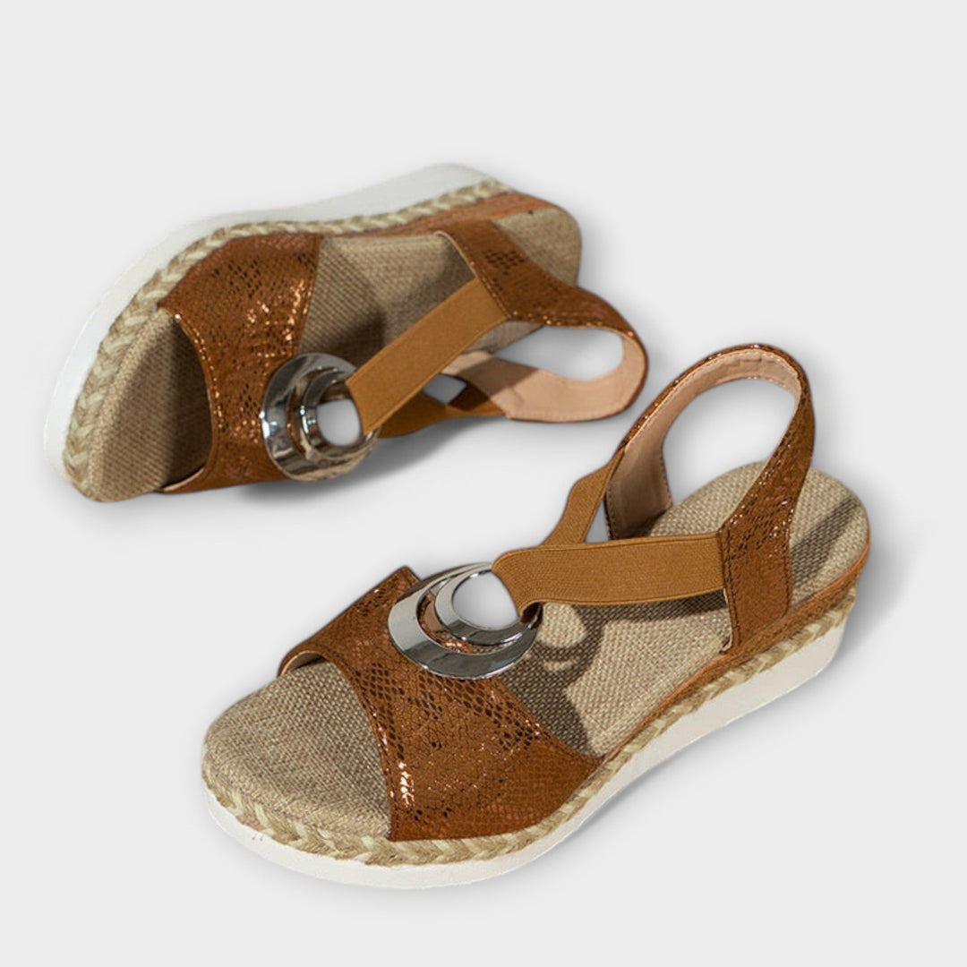 Hermia | Bequeme Sommerschuhe für Damen mit flachem Absatz